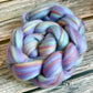 Merino Fibre Top 100g Braid, Pixie Dust Blend for Spinning, Felting and Weaving