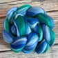 Merino Wool Top, "Coastal Vibes" Blue & Green Blend, 100g
