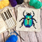 Scarab Beetle Tapestry Crochet Pattern: Dishcloth or Washcloth Pattern