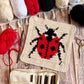 Ladybird Tapestry Crochet Pattern: Dishcloth or Washcloth Ladybug Pattern