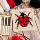 Ladybird Tapestry Crochet Pattern: Dishcloth or Washcloth Ladybug Pattern