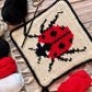Ladybird Tapestry Crochet Pattern: Potholder or Trivet Ladybug Pattern
