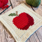 Apple Tapestry Crochet Pattern Bundle: Dishcloth or Washcloth Pattern