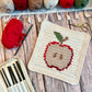 Apple Slice Tapestry Crochet Pattern: Dishcloth or Washcloth Pattern