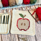 Apple Slice Tapestry Crochet Pattern: Dishcloth or Washcloth Pattern