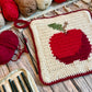 Apple Tapestry Crochet Pattern: Potholder or Trivet Pattern