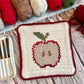 Apple Tapestry Crochet Pattern: Potholder or Trivet Pattern