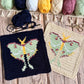 Luna Moth Tapestry Crochet Pattern: Dishcloth or Washcloth Pattern