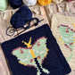 Luna Moth Tapestry Crochet Pattern: Dishcloth or Washcloth Pattern