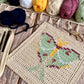 Luna Moth Tapestry Crochet Pattern: Dishcloth or Washcloth Pattern