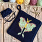 Luna Moth Tapestry Crochet Pattern: Potholder or Trivet Pattern