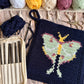 Luna Moth Tapestry Crochet Pattern: Potholder or Trivet Pattern
