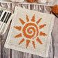 Golden Rays Tapestry Crochet Pattern: Table Mat Pattern