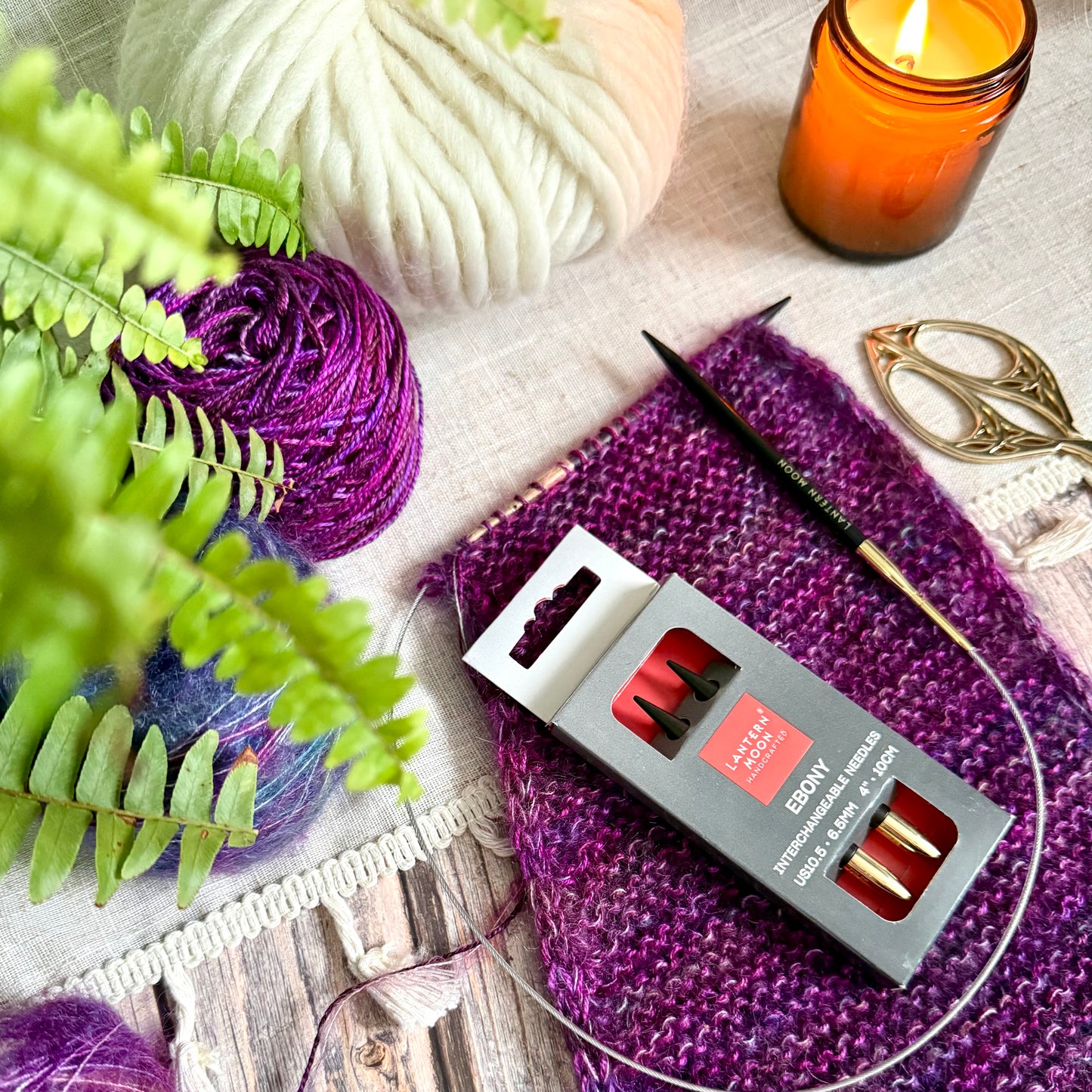 Lantern Moon Ebony Wood Interchangeable Needles