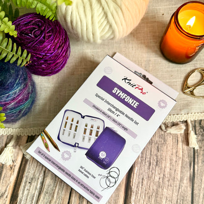 KnitPro Symfonie Wood Deluxe Interchangeable Knitting Needle Set – Standard or Special Length
