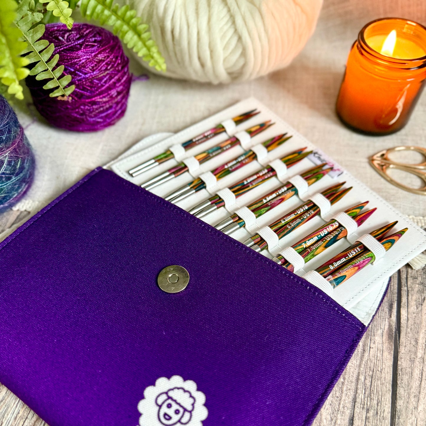 KnitPro Symfonie Wood Deluxe Interchangeable Knitting Needle Set – Standard or Special Length