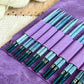 Lykke Interchangeable Knitting Starter Set Indigo Needles Violet Case
