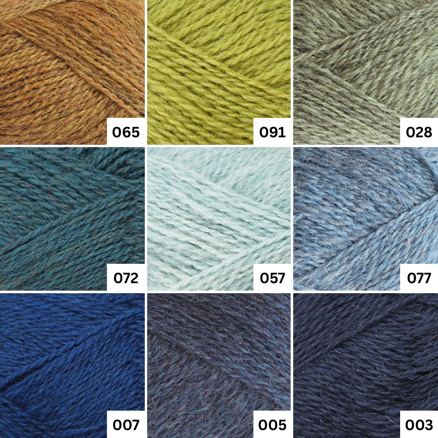 Baa Ram Ewe Pip Colourwork, 4ply Yarn 25g