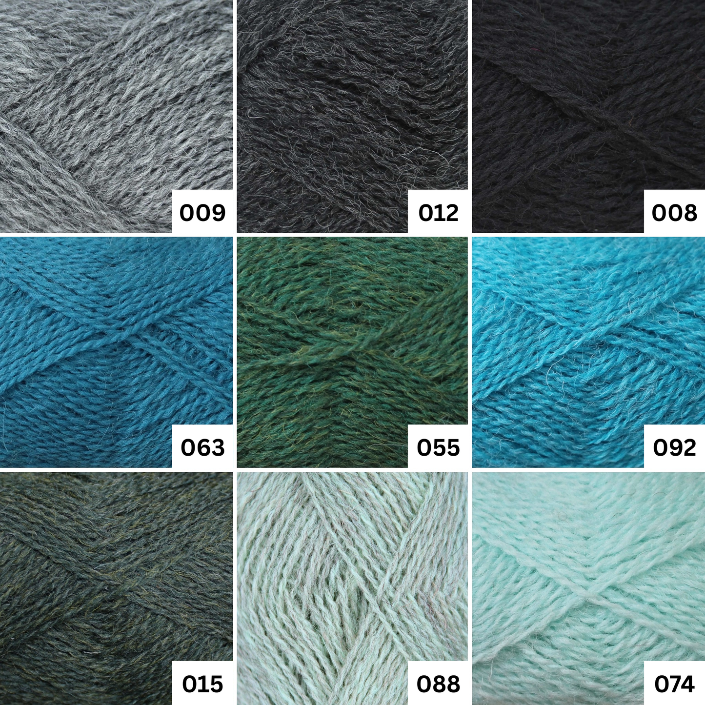 Baa Ram Ewe Pip Colourwork, 4ply Yarn 25g