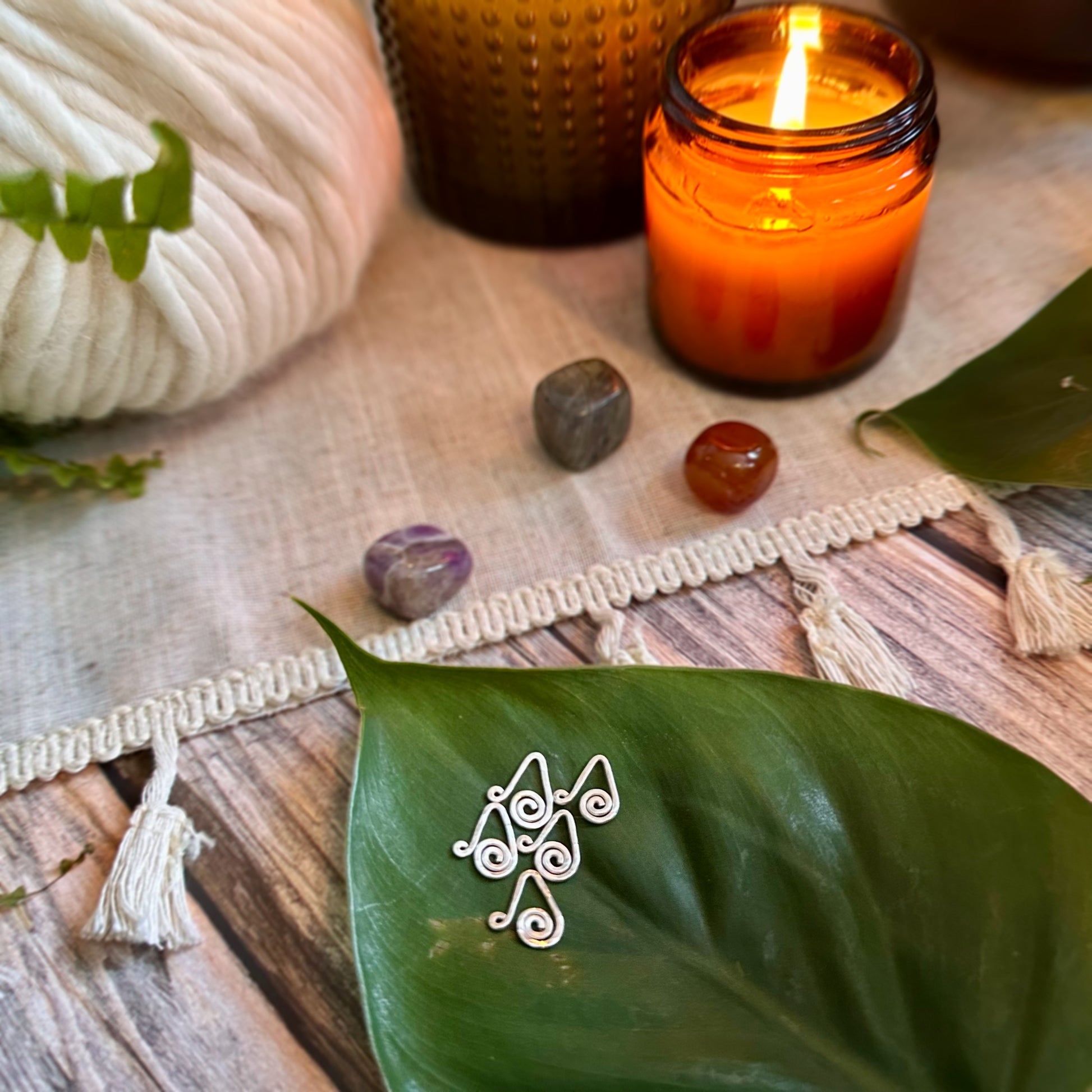 Silver Crochet Knitting Stitch Markers