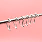 Sterling Silver Moon Stitch Markers