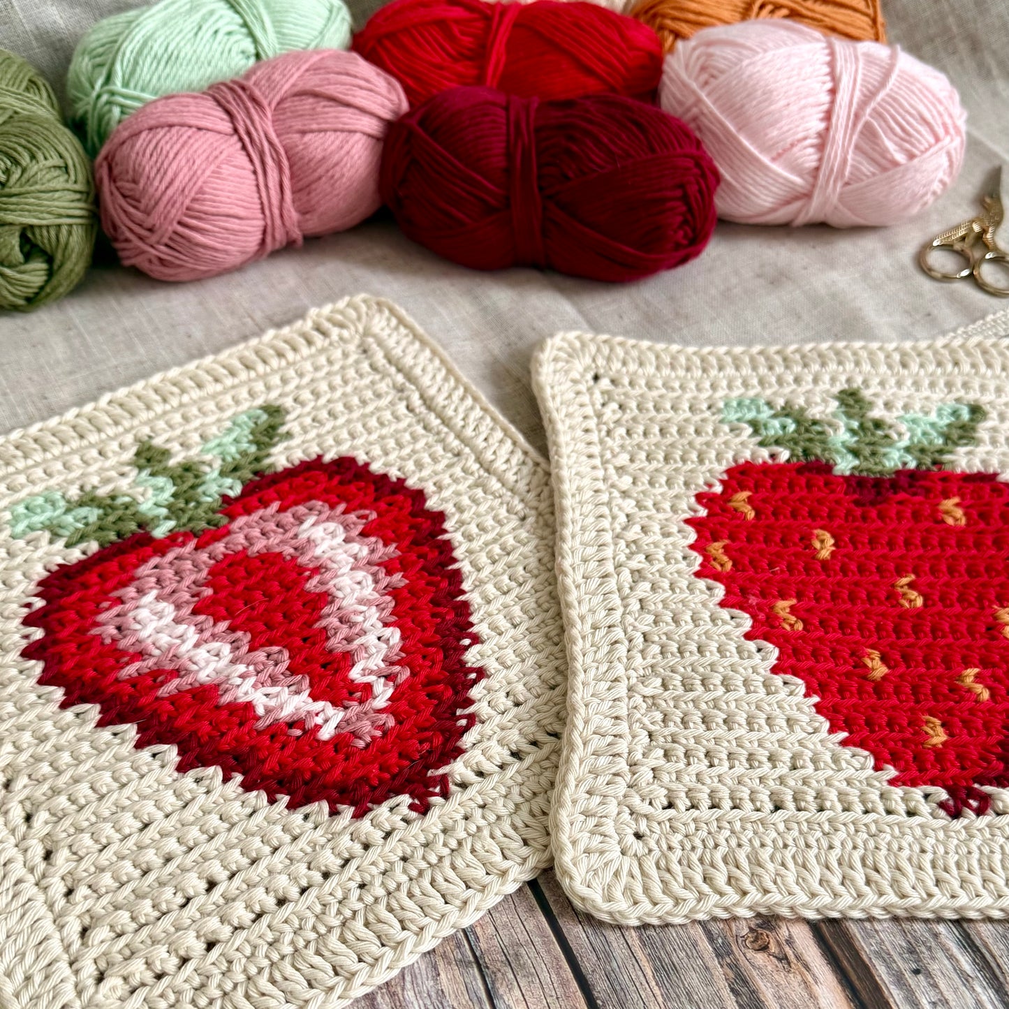 Strawberry Crochet Pattern Bundle