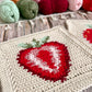 Strawberry Dishcloth or Washcloth Crochet Pattern