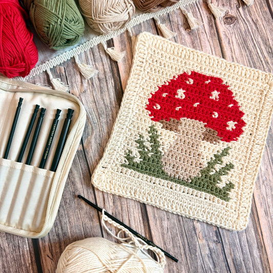 Toadstool Tapestry Crochet Pattern