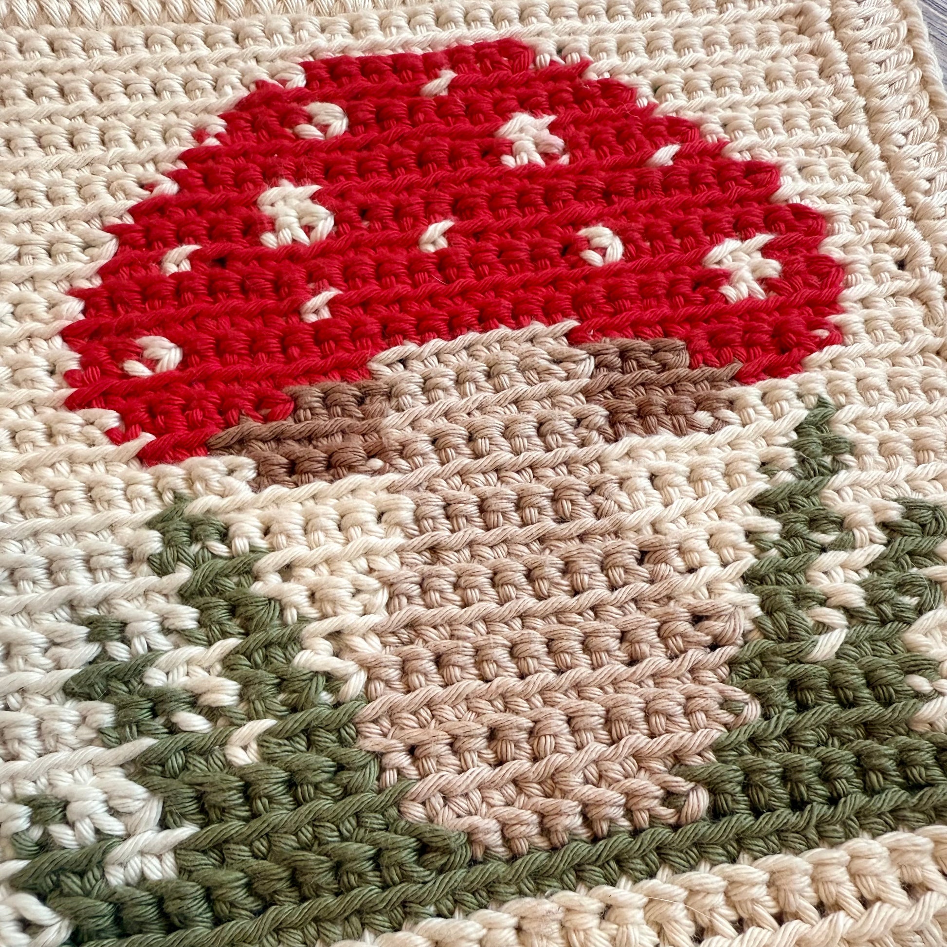 Toadstool Tapestry Crochet Pattern