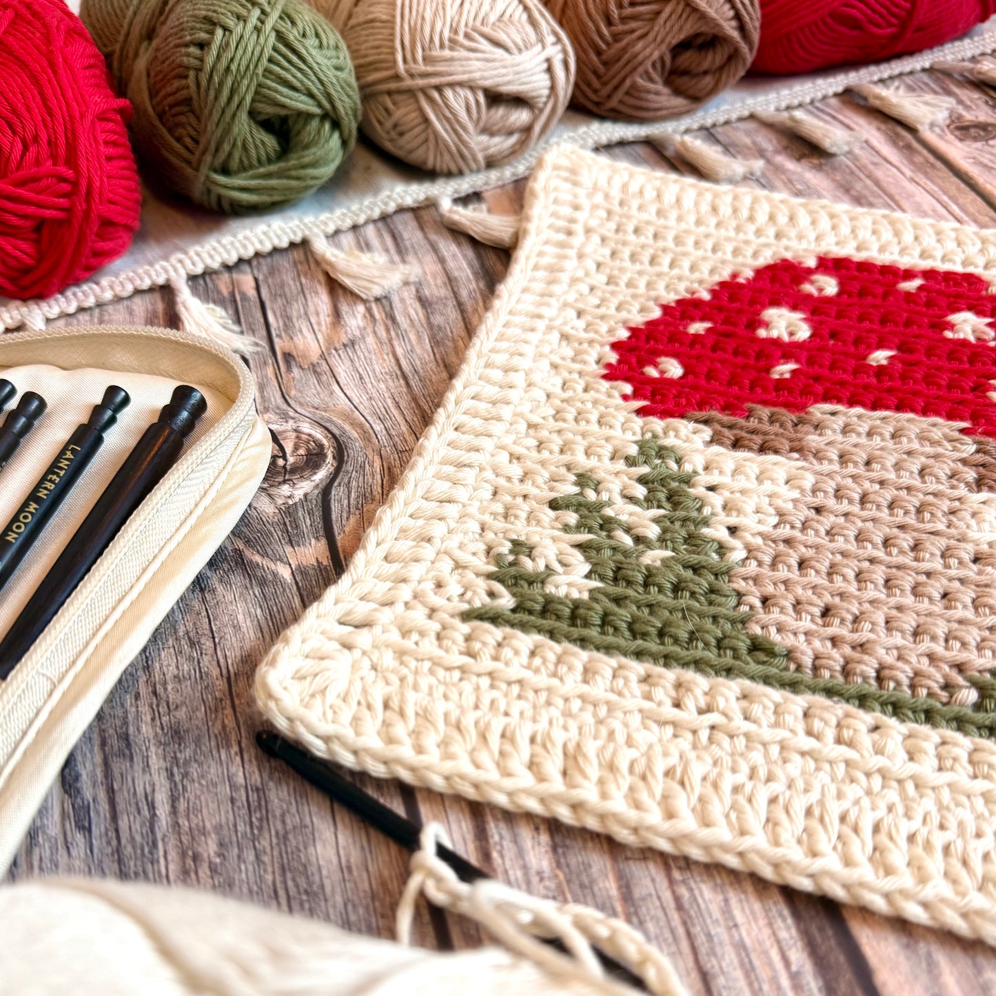 Toadstool Tapestry Crochet Pattern
