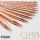 Lykke Cypra Copper Interchangeable Knitting Needle Set (3.5” or 5”)