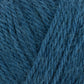 Close-up of blue yarn with a textured pattern