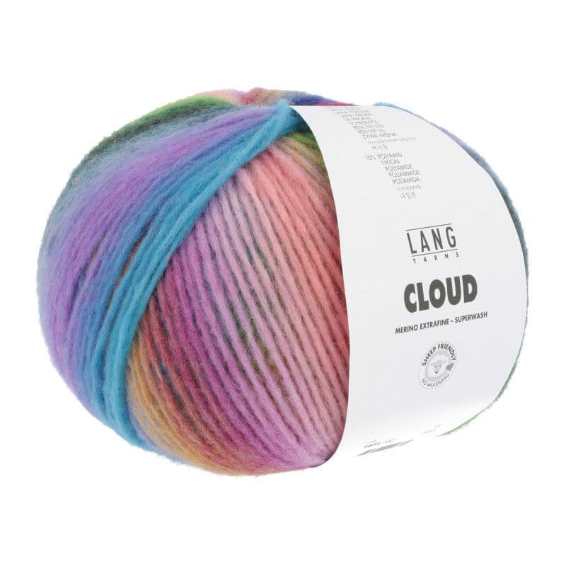 Lang Cloud Chunky Merino Yarn 100g, Lang Yarns Gradient Self Striping Wool