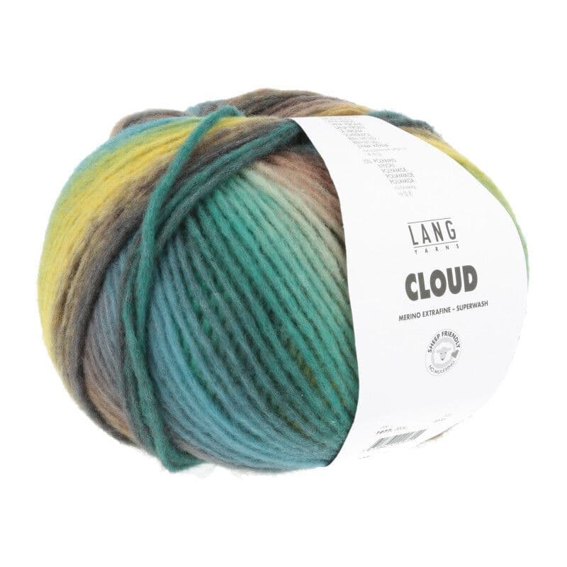 Lang Cloud Chunky Merino Yarn 100g, Lang Yarns Gradient Self Striping Wool