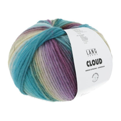 Lang Cloud Chunky Merino Yarn 100g, Lang Yarns Gradient Self Striping Wool