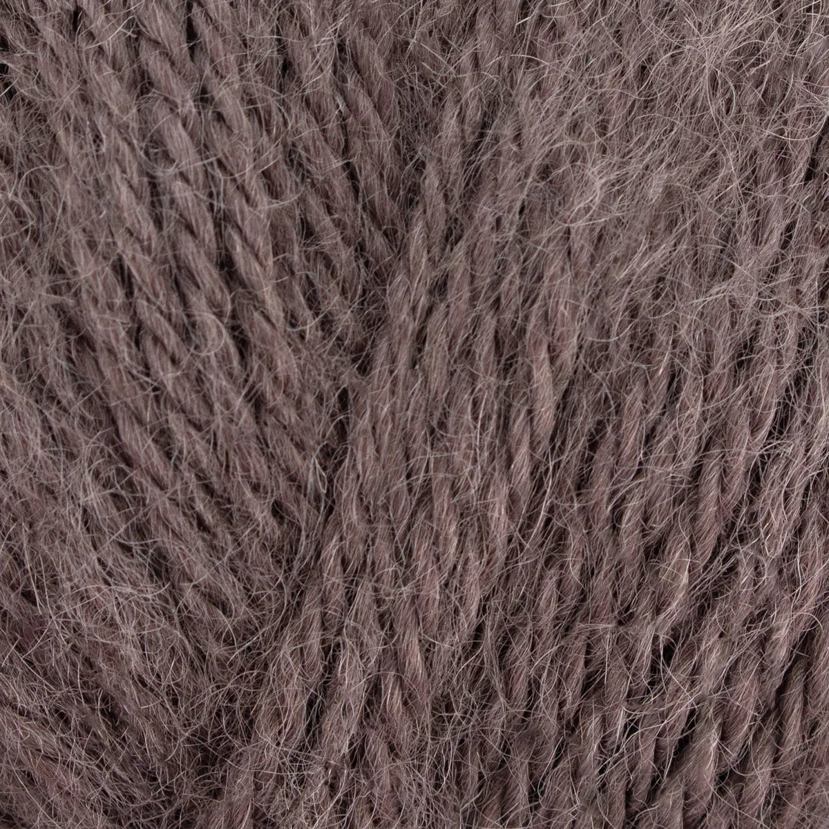 Close-up of brown yarn texture
