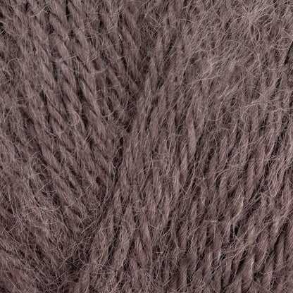 Close-up of brown yarn texture