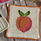 Just Peachy Potholder or Trivet Crochet Pattern